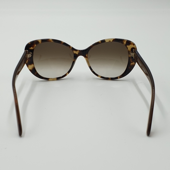 Kate Spade Brown Arcylic Round Frame Brown Lens Sunglasses. - Picture 8 of 16